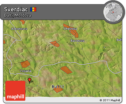 Satellite 3D Map of Sverdiac