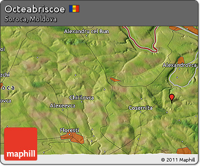 Satellite 3D Map of Octeabriscoe