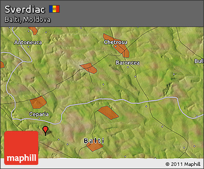 Satellite 3D Map of Sverdiac