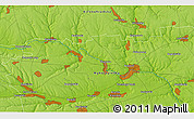 Physical 3D Map of Bogoslovka