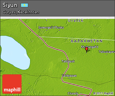 Physical 3D Map of Siyun