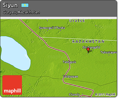 Physical 3D Map of Siyun