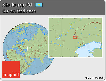 Savanna Style Location Map of Shukurgul'd