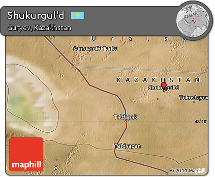 Satellite Map of Shukurgul'd