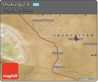 Satellite Map of Shukurgul'd