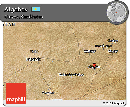 Satellite 3D Map of Algabas