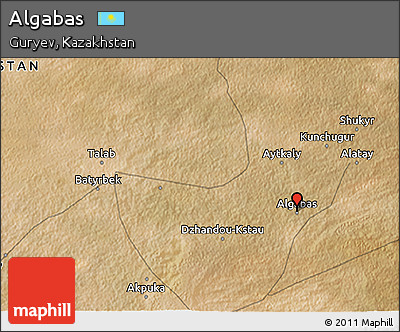 Satellite 3D Map of Algabas