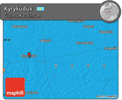 Political Map of Kyrykuduk