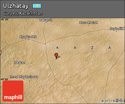 Satellite Map of Ulzhatay