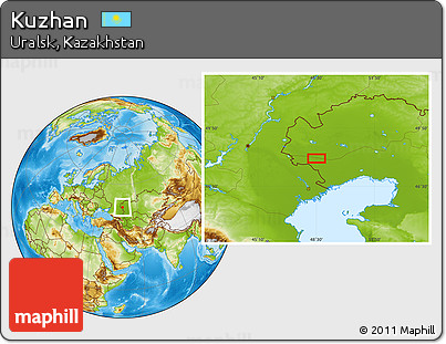 Physical Location Map of Kuzhan