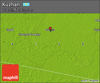 Physical Map of Kuzhan