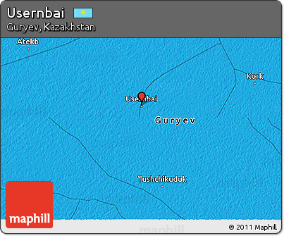 Political 3D Map of Usernbai