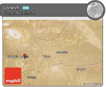 Satellite 3D Map of Loresh