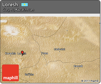 Satellite 3D Map of Loresh