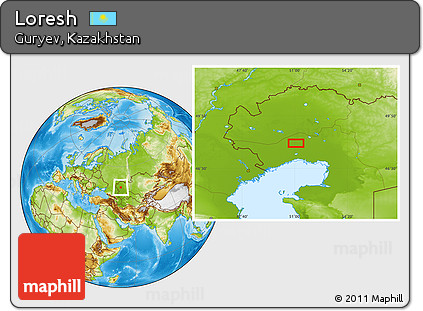 Physical Location Map of Loresh