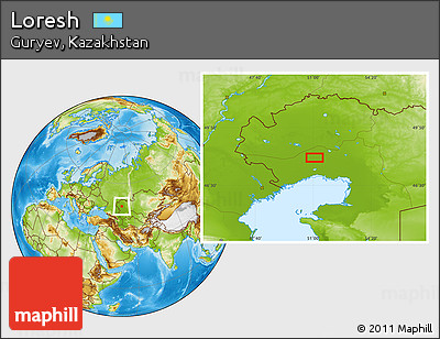 Physical Location Map of Loresh