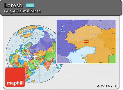 Political Location Map of Loresh