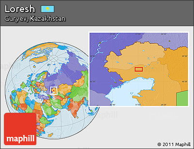 Political Location Map of Loresh