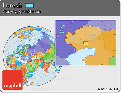Political Location Map of Loresh