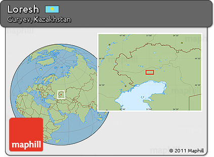 Savanna Style Location Map of Loresh