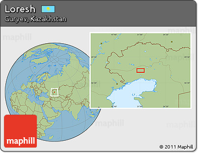 Savanna Style Location Map of Loresh