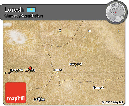 Satellite Map of Loresh