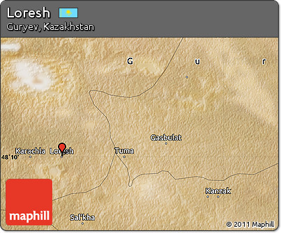 Satellite Map of Loresh