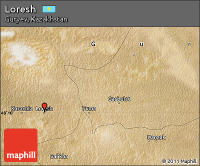 Satellite Map of Loresh