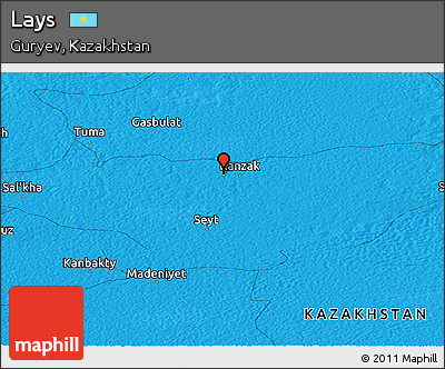 Political Panoramic Map of Lays