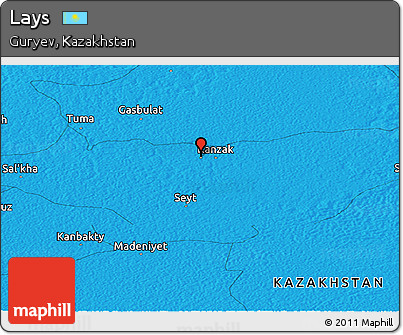 Political Panoramic Map of Lays