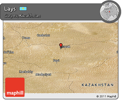 Satellite Panoramic Map of Lays