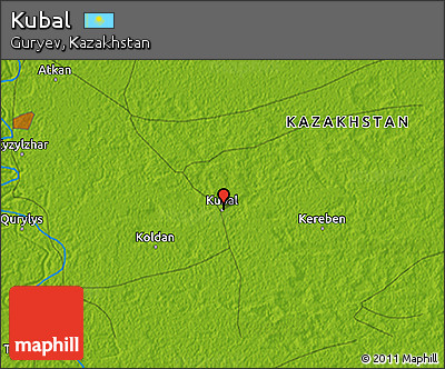 Physical 3D Map of Kubal