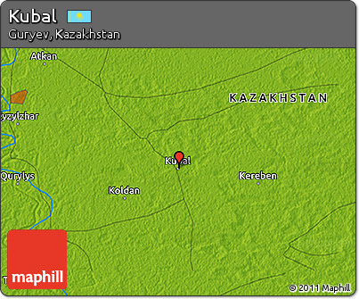 Physical 3D Map of Kubal