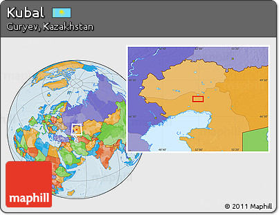 Political Location Map of Kubal