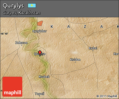 Satellite Map of Qurylys