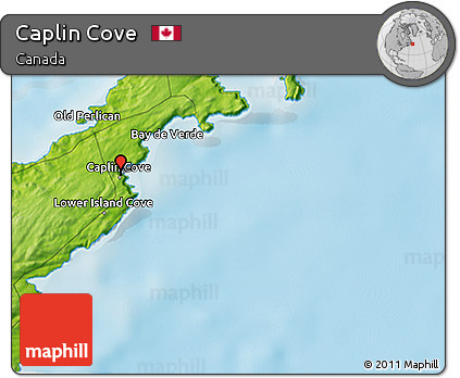 Physical 3D Map of Caplin Cove