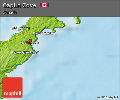 Physical 3D Map of Caplin Cove