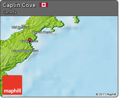 Physical 3D Map of Caplin Cove