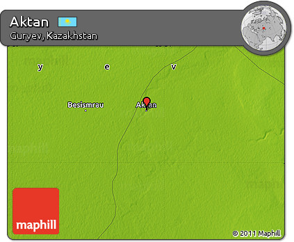 Physical Map of Aktan