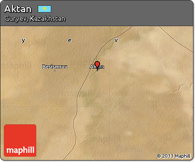 Satellite Map of Aktan