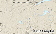 Shaded Relief Map of the area around 48° 5' 50" N, 57° 43' 30" W