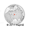 Outline Map of the Area around 48° 5' 50" N, 60° 25' 29" E, rectangular outline