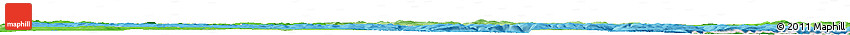 Political Horizon Map of the Area around 48° 5' 50" N, 67° 55' 30" W