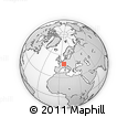 Outline Map of the Area around 48° 5' 50" N, 6° 52' 30" E, rectangular outline