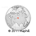 Outline Map of the Area around 48° 5' 50" N, 73° 10' 30" E, rectangular outline
