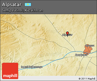 Physical 3D Map of Alpsatar