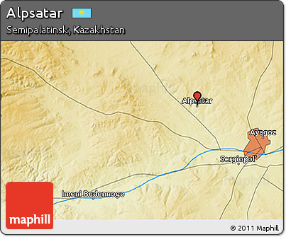 Physical 3D Map of Alpsatar