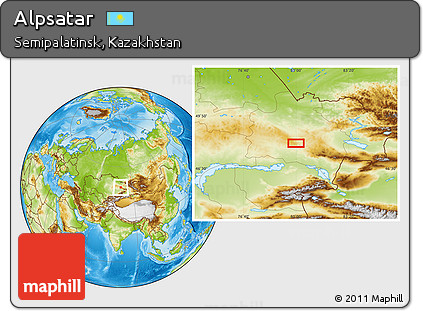 Physical Location Map of Alpsatar