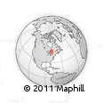 Outline Map of the Area around 48° 5' 50" N, 79° 49' 29" W, rectangular outline