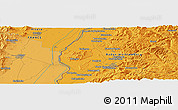 Political Panoramic Map of Hinterzarten